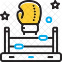 Fighter Boxing Athlete Icon