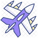 Fighter Jet Aircraft Army Jet Icon