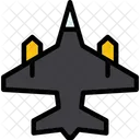 Fighter Jet Aircraft Military Icon