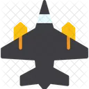 Fighter Jet Aircraft Military Icon
