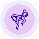 Fighting Line Icon Icon