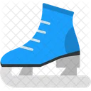 Figure Ice Shoes Icon
