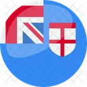 Fiji Flag Country Icône