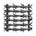 Fil De Fer Barbele Fil De Rasoir Cloture Icon