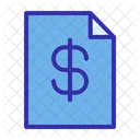 File Page Dollar Icon