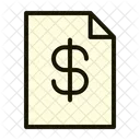 File Page Dollar Icon
