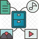 File System Organization Icon