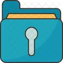 File Lock Security Icon