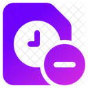 File Remove Document Icon
