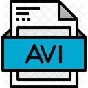 File Avi Formats Icon