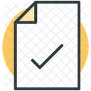 File Accepted Document Icon