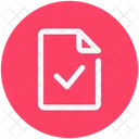 Ecommerce File Checkmark Icon