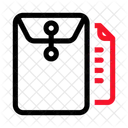 File Map Envelope Icon