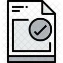 File Check Document Icon