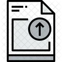 File Up Document Icon
