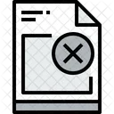 File X Document Icon