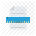File Ruler Drawing Icon