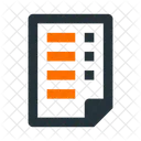 File Document List Icon