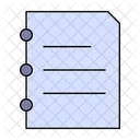 File Page Sheet Icon