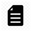 File Text Document Icon