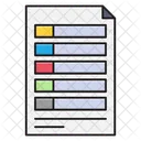 File Report Sheet Icon