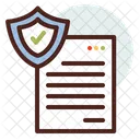 파일 보안 파일 보안 문서 아이콘