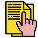 File Document Hand Icon