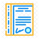 File Document Stationery Icon