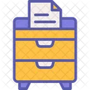 File Cabinet Document Icon