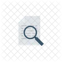 File Paper Search Document Icon