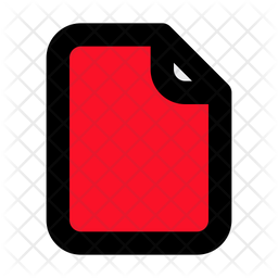 File Icon - Download in Colored Outline Style