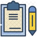 File Sign Contact Icon