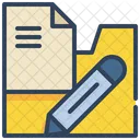 File Write Pencil Icon