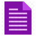 File Text Document Icon