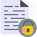 File Document Padlock Icon