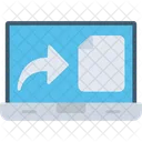 File Document Laptop Icon