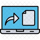 File Document Laptop Icon