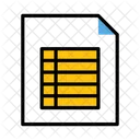 File Data Storage Icon