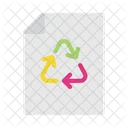 File Recycle Document Icon