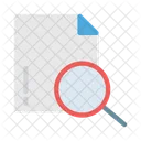 File Search Magnifier Icon