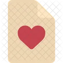 File Heart Document Icon