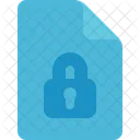 File Lock Data Icon