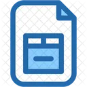 File Archive Document Icon