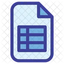 File Xls Sheet Icon