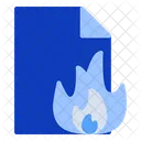 File Data Fire Icon