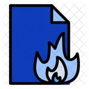 File Data Fire Icon