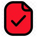 File Accepted File Approved File Verification Icon