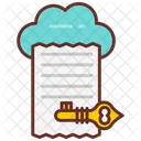 File Access File Locking Cloud Icon