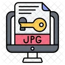 File Access File Encryption Security Icon