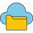 File Access Data Retrieval File Storage Icon